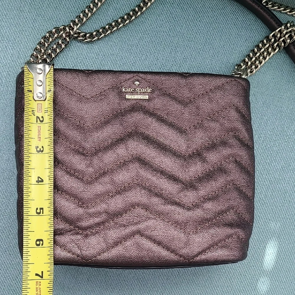 Kate Spade Reese Park Ellery Quilted Leather Crossbody Bag - Bronze